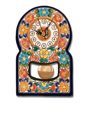 reloj de péndulo en cerámica